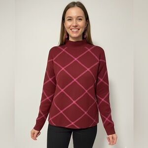 Tahari Sweater & Earrings